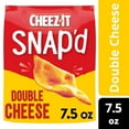 thumbnail image 5 of ( 2 Pack ) Cheez-It Snap'd Crackers Cheesy Baked Snacks, Double Cheese, 7.5 oz, 5 of 6