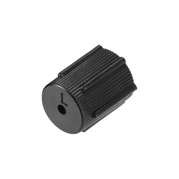 Unique Bargains 1 Pcs ID 0.54" Automotive Air Conditioner Valve Caps for Car AC System ABS Plastic Black