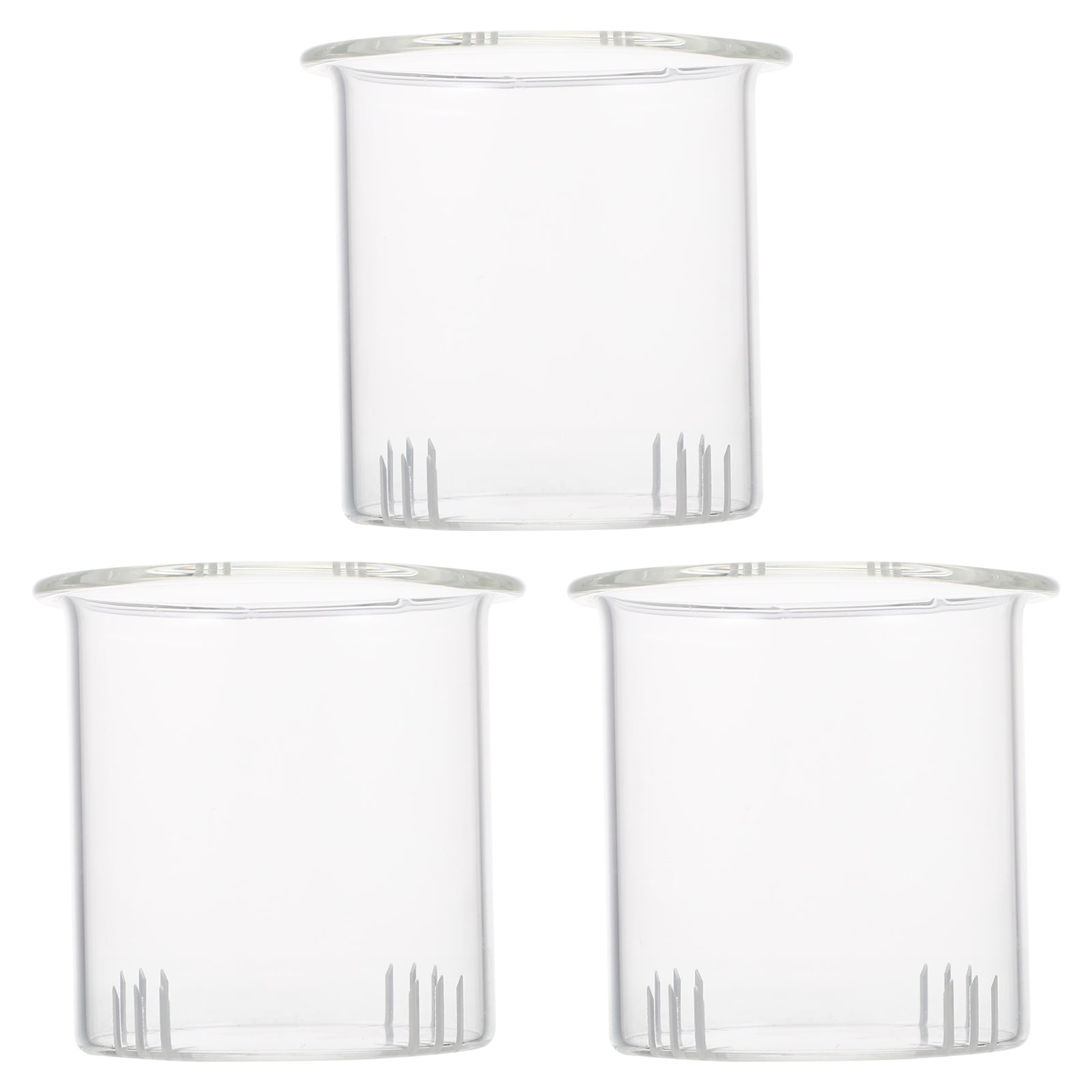 Hemoton Tea Infuser Strainer Glass Filter Loose Leafstrainers Colanders