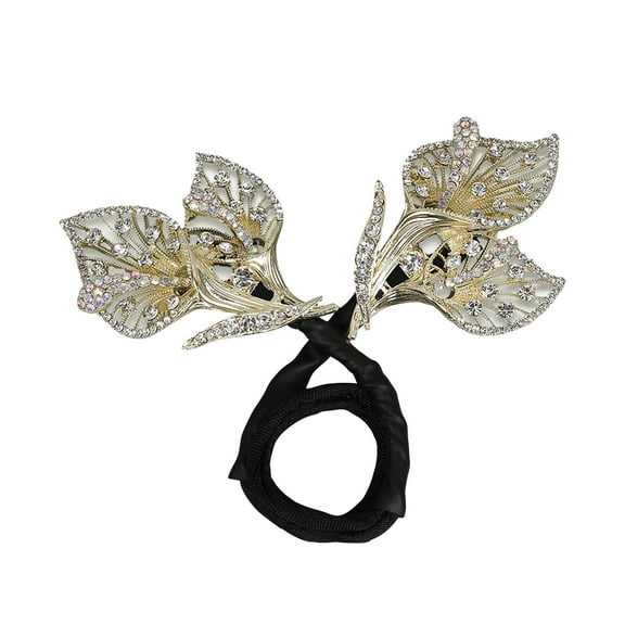 EARKITY Hair Curler, Style Elegant Lazy Curling Hair, Style Elegant Lazy Hair Curler, French Twist Hairstyle Bun Hair Accessories, Style Satin Rose Hair Claw