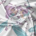 thumbnail image 7 of Ambesonne Mermaid Valance & Curtain, Underwater Fantasy Swimming, 55"x24", Lilac Pale Blue and White, 7 of 7