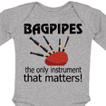thumbnail image 4 of Inktastic Bagpipe Player Funny Music Joke Boys or Girls Long Sleeve Baby Bodysuit, 4 of 5