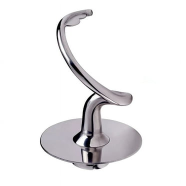 K45DH Dough Hook Attachment  for KitchenAid 4.5-5 Quart Tilt-Head Stand Mixer, Stainless Steel Spiral Dough Hook, Mess Free, Dishwasher Safe, Mixer Accessory
