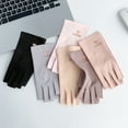 thumbnail image 5 of Half Finger Gloves Touchscreen Stretchy Mittens, UV Protection Fingerless Gloves in Common Size for Men and Women, 5 of 6