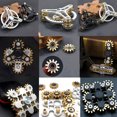 thumbnail image 3 of Pure Brass Fidget Spinner Gears Linkage Fidget Gyro Toy Metal, 3 of 7