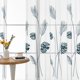 thumbnail image 4 of 1 pieza de cortinas de gasa gris de 100x200 cm con ojales, cortina de ventana corta, bordado de nido, cortinas transparentes para interiores, decoración de tamizado para sala de estar moderna, cocina TUNC Sencillez, 4 of 5