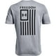thumbnail image 5 of Camiseta Under Armour New Freedom Flag para hombre, color gris acero, XXL, 5 of 5