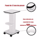 thumbnail image 3 of Mesa Carrito Auxiliar para Spa Estetica, Color Blanco, 3 of 4