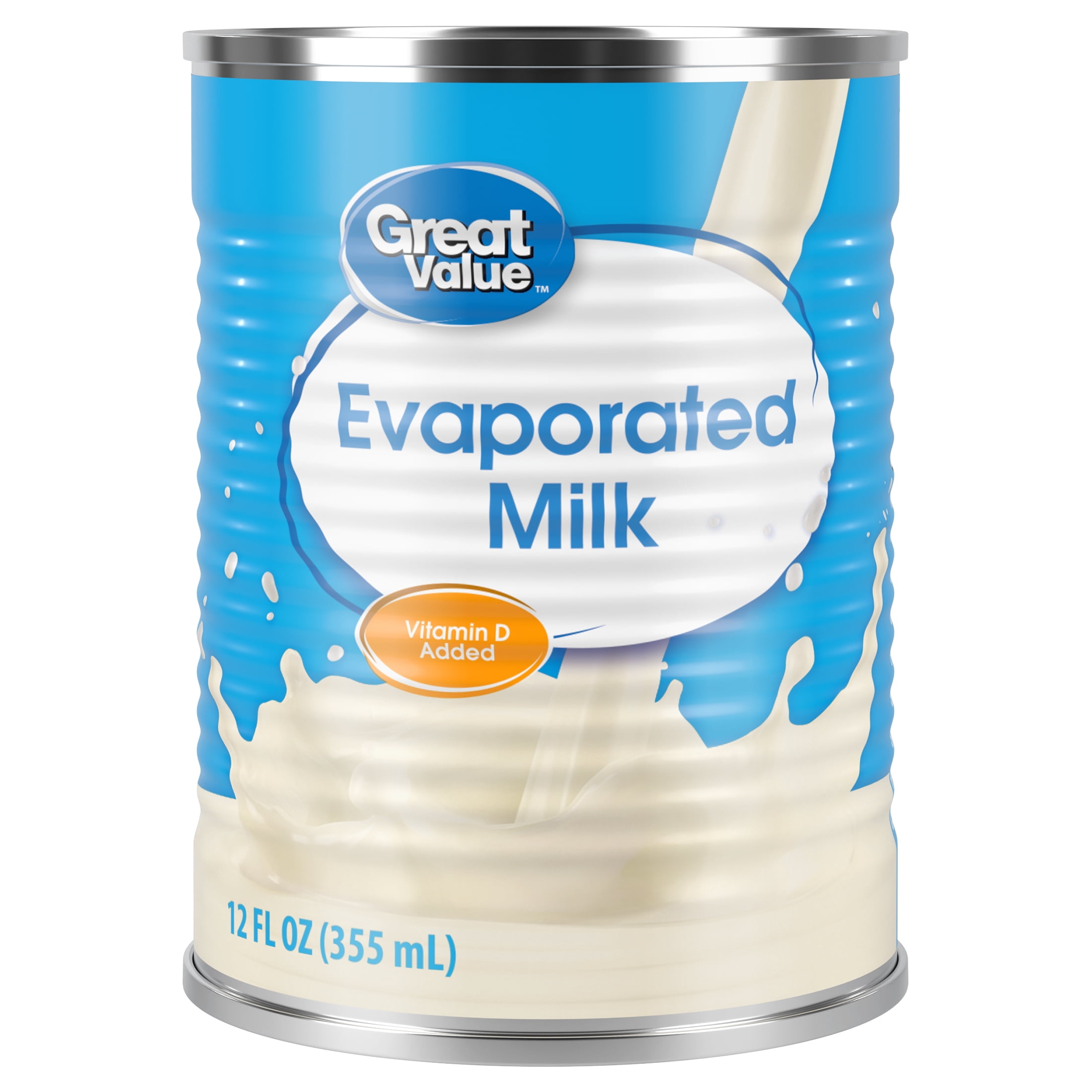 (4 pack) Great Value Evaporated Milk, 12 fl oz US