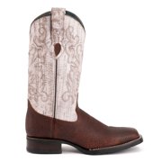 Ferrini Western Boots Mens Toro 12 Square Toe Leather Rugged 12993-36