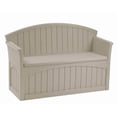 thumbnail image 1 of Suncast 50 Gallon Patio Bench Large Outdoor Durable Resin Garden Storage Box, 1 of 4