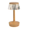 thumbnail image 1 of Lámpara de mesa de cristal linda Luz de escritorio de control táctil Luz de Madera Zulema lámpara de escritorio de acrílico, 1 of 8