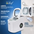 thumbnail image 2 of Ice Maker Deco Rapid Portable Electric 26kg/day - White, 2 of 9