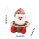 thumbnail image 3 of Adorno Navideño de Cesta de Dulces con Forma de Muñeco de Nieve Anciano | Juguete Decorativo de Escritorio | Material Abs Rojo, Blanco y Marrón | Porta Dulces Festivos de 17 X 16 X 12 Cm para Exhibir, 3 of 6