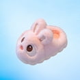 thumbnail image 3 of Women's Multifunctional Cute Rabbit Warm Fleece Platform Shoes Fashion Autumn and Winter Trend Flat Soft-Soled Home Slippers, 3 of 7