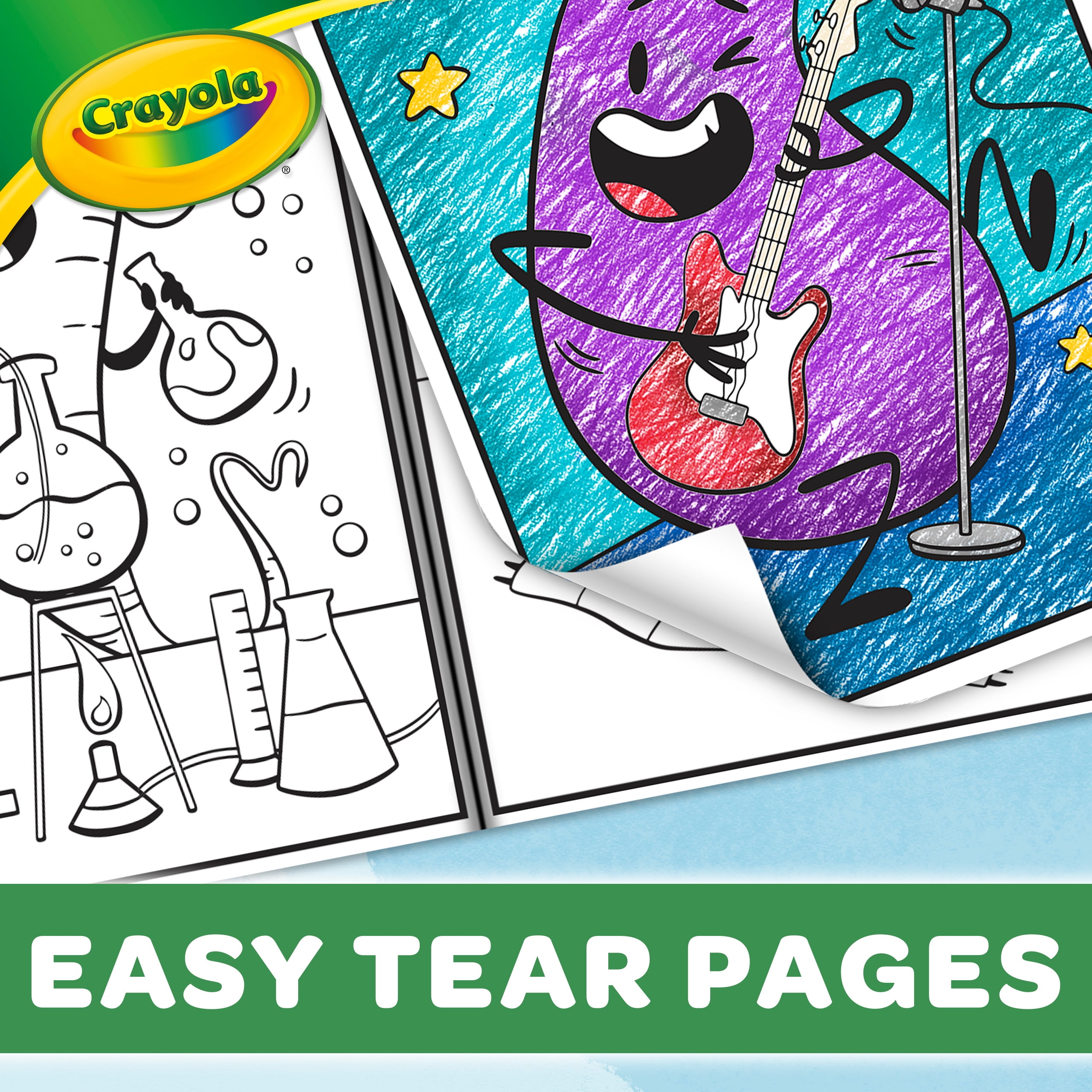 Crayola Food Pals, 48 Page Coloring Book, Gift for Kids