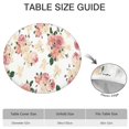 thumbnail image 6 of Pioneer Flower Floral Print Pattern Round Fitted Tablecloth with Elastic Edge,Dining Table Cover Waterproof,Outdoor Round Tablecloth for Camping,Dining,Indoor and Outdoor, 6 of 7