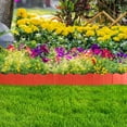 thumbnail image 6 of Usbinx Life Home Decoration, 10 Pack Garden Edge Border Fence Plastic Flower Bed Border Adjustable Shape Black White Red Green Yard Walkway Decor 14x15cm, 6 of 6