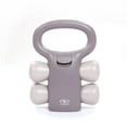 thumbnail image 1 of Set de mancuernas y pesa rusa Athletic Works 5 kilos gris, 1 of 4