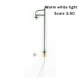 thumbnail image 3 of 1:50/1:87 Lampes Modèle Tête Unique Disposition Ferroviaire Cour Parc Rue Douce Lumière Blanche Chaude Décor pour Table de Sable Miniature Type 4, 3 of 7