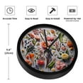 thumbnail image 3 of Shivering 9.8 Inch Round Digital Wall Clock Silent Non-Ticking Battery Operated Easy to Read for Bedroom Living Room Kitchen Bathroom Decoration, 3 of 6