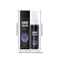thumbnail image 3 of Temporary Hair Color Spray, Washable Disposable Natural Hair Spray, One-time Use Temporary Hair Dye, Temporary Hair Spray for All Hair Types, Washable Hair Color Spray, 1 Fl Oz (Purple), 3 of 8