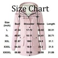 thumbnail image 3 of Women's Plus Size Plush Jacket - Casual Solid Color Hooded with Drawstring, Pink, XXL, 3 of 6