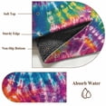 thumbnail image 6 of Colorful Runner Rug 2x6 FT,Non Slip Hallway Rugs,Ethnic Modern Abstract Watercolor Tie-Dye Washable Soft Floor Carpet Throw Runner Carpet Long Rugs for Entryway Kitchen Bedside Sliding Door, 6 of 8