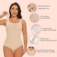 thumbnail image 5 of MANIFIQUE 3 Packs Shapewear Bodysuit for Women Tummy Control Slimming Body Shaper Tank Tops, 5 of 7
