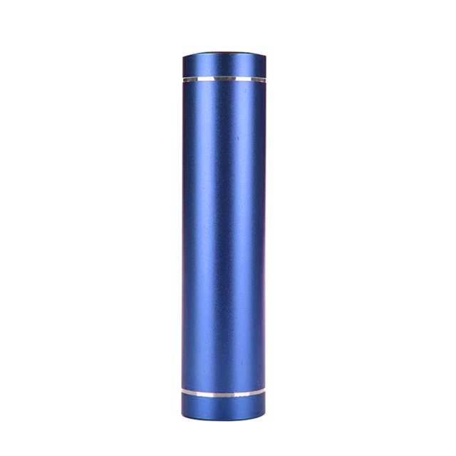 Aluminum Cylindrical Mini Battery Bank Power Back Case Cellphone bank Portable battery 18650 Battery Backup Charger DIY Box