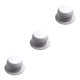 thumbnail image 5 of Sidaley Cubiertas de ventilación RV para diseño de sombrero de techo Tapas de ventilación Ventilación de viento Circulación de aire de escape RVs blanco 3piezas Sidaley CBP230630, 5 of 6