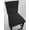 Black, variant on Waterproof Canvas Dining Room Chair Back Covers or Seat Covers by Penny's Needful Things (Seat Cover Only) (White)