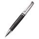 thumbnail image 1 of Rotary Business Pen 0.5mm Black Ink Leather Metal Ballpoint Pens Stationery Gift, 1 of 4