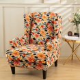 thumbnail image 4 of YOPTOP Chair Covers Slipcovers Stretch Wing Chair Covers Slipcovers Wingback Sofa Covers Armchair Covers Furniture Protector For Wingback Chair,flowers, 4 of 5