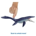 thumbnail image 3 of ​Jurassic World Dominion Ocean Protector Mosasaurus Dinosaur Action Figure from 1 Pound of Recycled Plastic, Movable Joints, Toy Gift with Physical and Digital Play​​, 3 of 5