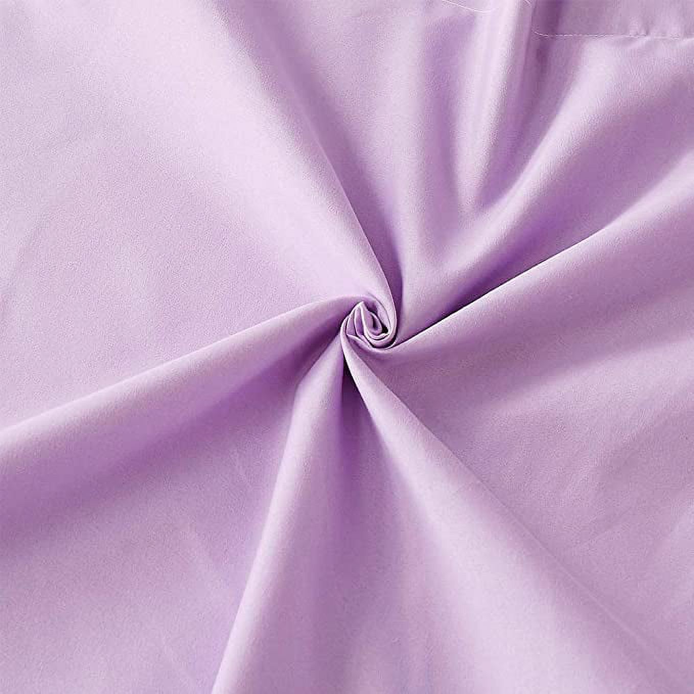800 Thread Count 100% Egyptian Cotton 3 Piece Duvet Set with Zipper Closure & Corner Cal King/King 3 Pc Duvet Set Color Lavender Solid