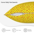 thumbnail image 3 of KLL Red Hot Chilly Decorative Throw Pillow Covers Velvet Soft for Couch Sofa Bedroom Living Room Outdoor (No pillow core)- 16"x16", 3 of 5