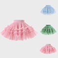 thumbnail image 4 of Tkrady Girls Skirt Summer New Mesh Soft Lightweight Tutu Kids Skirt, Sizes 1-13 Years, 4 of 5