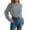 Gray, variant on hotojiny Sweaters for Women Long Sleeve Hollow Out Casual Cropped Sweater Crew Neck Backless Knit Pullover Tops