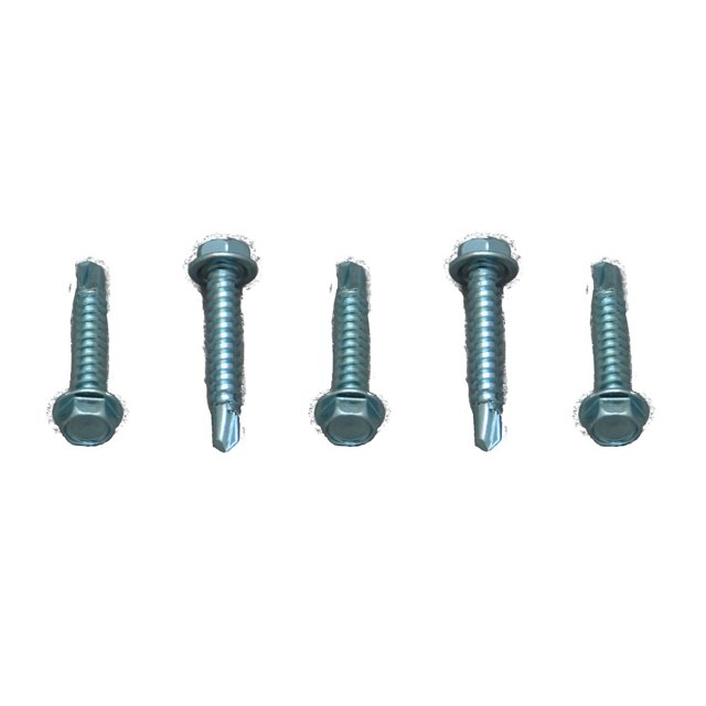 AP Screw 012-DP50 8X1 Self Tapping Type; 8 x 1 Inch Length; Unslotted Hex Washer Head; Case Of 50; Zinc Coated