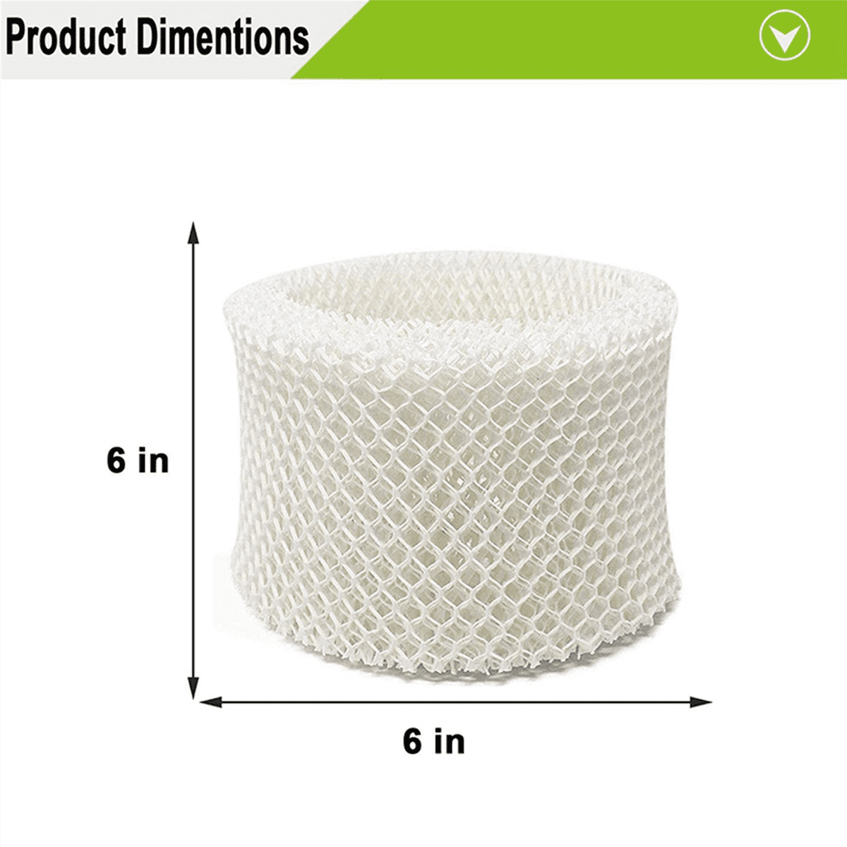 6 Pack Humidifier Wicking Filters for -888, -888N, Filter C, Designed to Fit for -890 HEV-320