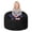 Black, variant on Fulsmile 2.5Ft Bean Bag Chair for Kids with Memory Foam Filling Kid Beanbag Chair Detachable Soft Cover for Bedroom Living Room, Velvet Blue