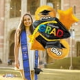 thumbnail image 4 of PMU Congrats Grad Cap Balloon Bouquet | Graduation Decoration Mylar Balloons | Graduation Balloons Class of 2024 Decor | Celebrate Success with Vibrant Graduation Balloons | Orange (5/Pkg) Pkg/1, 4 of 7