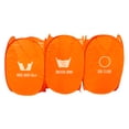thumbnail image 1 of Juego de clasificación de cestas de lavandería International Closeouts Emergente de 3 con 2 bolsas de lavado, 1 of 5