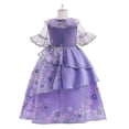 thumbnail image 2 of Princess Dress Girls Ruffle Tutu Dress Ball Gown Encanto Isabela Princess Cosplay Costume, 2 of 5