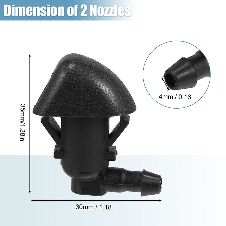 Windshield Washer Nozzles Kit for Honda Odyssey 11-17, Wiper
