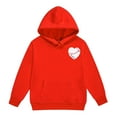 thumbnail image 5 of LUOGENLI Outfits Baby Girl Rompers 3-6 Months Pack Reindeer Girls' Hoodie Set Children's Two Piece Set Medium and Small Children's Solid Color Long Sleeved Hoodie and Sweatpants Red 2-3 Years, 5 of 5