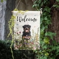 thumbnail image 6 of Spring Summer Garden Flag Floral Rottweiler Yard Flag Flower Dog Garden Flags for Outside Small Outdoor Welcome Flags 12x18 Double Sided, 6 of 7