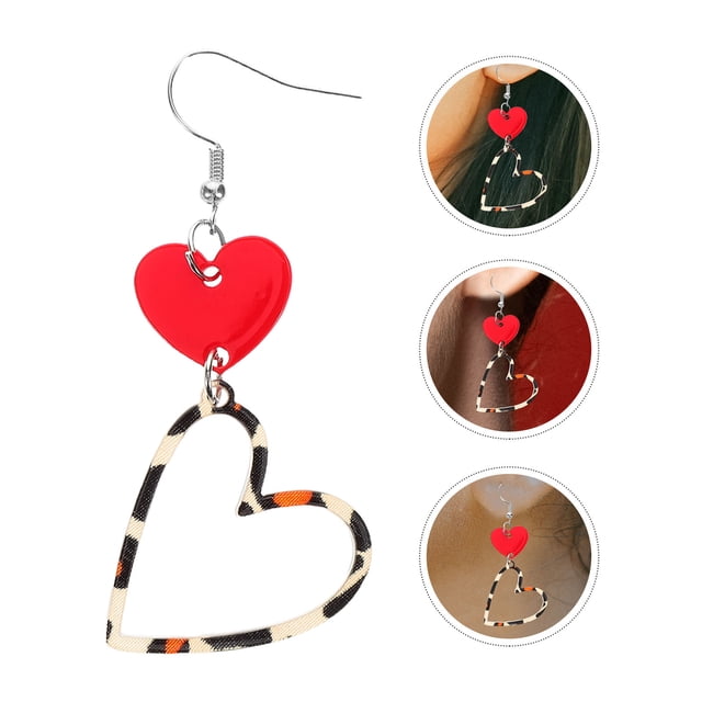 IDEANATEGRATE 1Par Aretes Colgantes Con Animal Print Elegantes Y Para Mujer