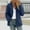 Blue, variant on Sentmoon Heavyweight Fleece Lined Jacket Long Sleeve Plus Size Jackets for Women,Casual Fashion Casual Jacket Tops Loose Fit Coats Blue M